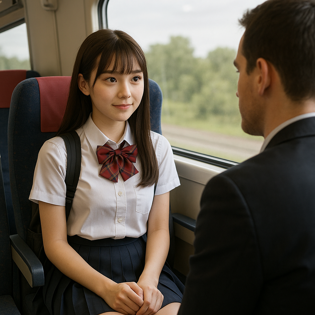 Chica linda en el tren En el Tren con Emi - Relato erotico Gastón Lemark
